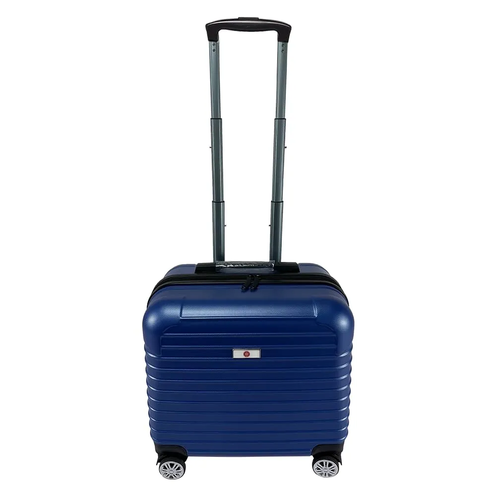 USHA SHRIRAM Abs(16 Inch) Hard Shell Luggage Bag Trolley Suitcase For Travel Small Travel Luggage For Unisex 360 Degree Spinner Wheel Travel Bags For Luggage Trolley Carry On Suitcase (Blue)