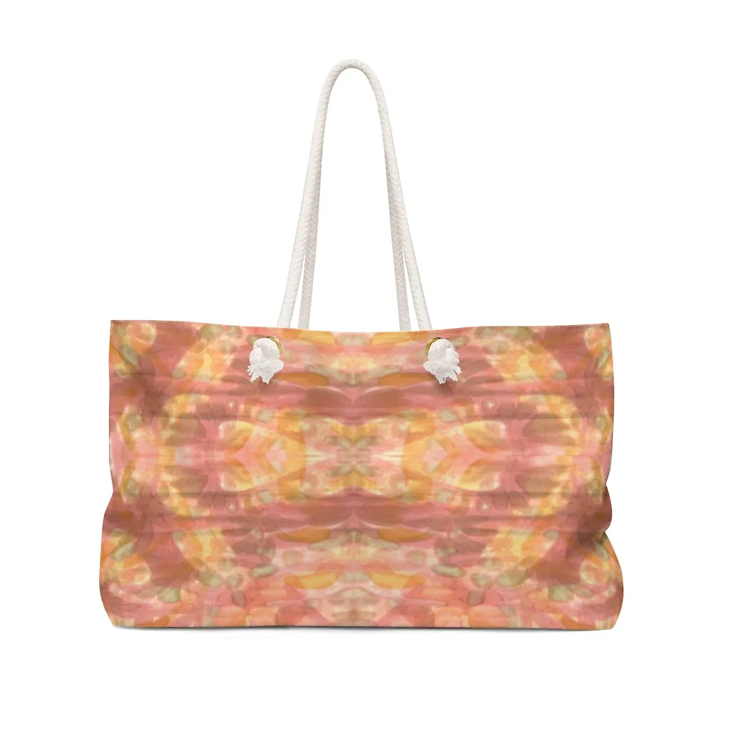 Watercolor Smudge Weekender Bag